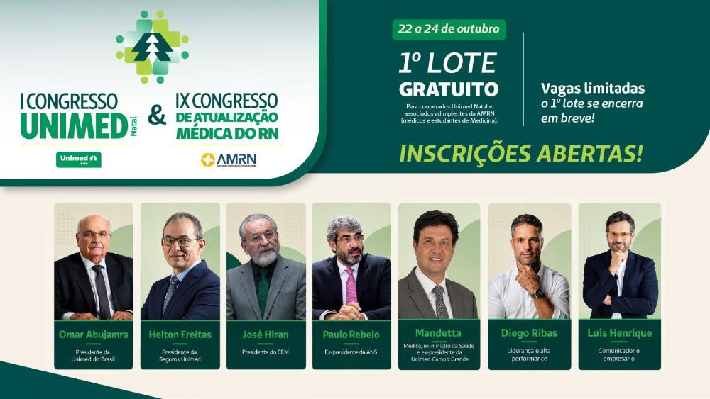 Unimed Natal e Associação Médica realizam congresso conjunto em outubro