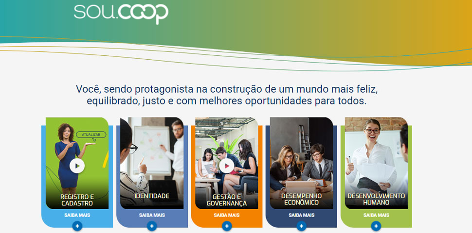 Acesse o site do SouCoop e atualize o cadastro de sua coop
